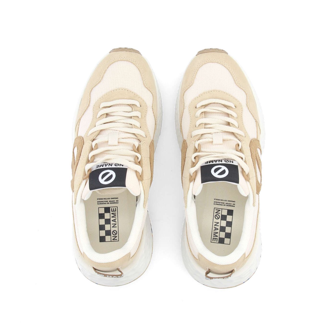 CARTER JOGGER W - SUEDE/KNIT/SUED - BEIGE/BIANCO SPORCO